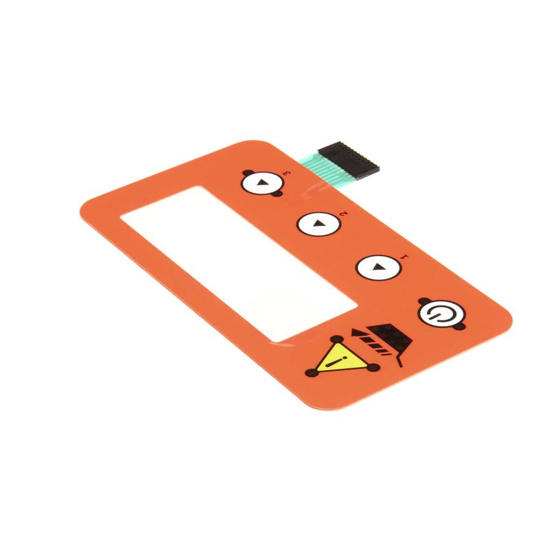 Franke Foodservice System 19003900 Green LCD Keypad F3D3 Artwork - Genuine OEM Replacement Part
