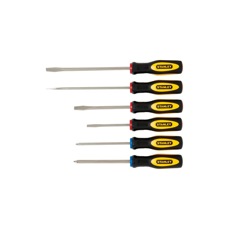 Juegos de seis destornilladores Stanley